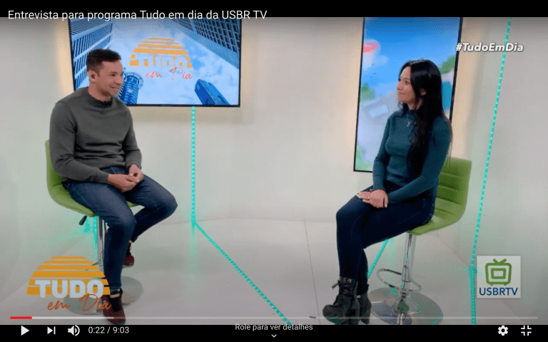 Entrevista para programa tudo em dia USBR TV