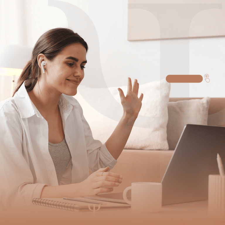 Terapia Online Psicologia Post Feed Para Instagram Bege e Marrom